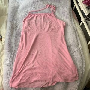 Pink Juicy Couture Terry Cloth Halter dress